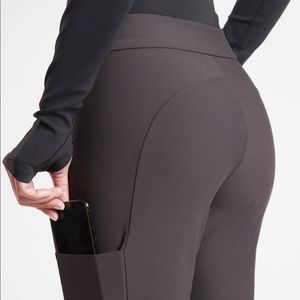 ATHLETA “Stellar Trousers,” Black, Size 12